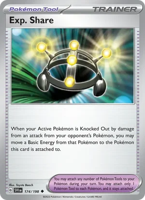 Exp. Share Scarlet &amp; Violet Pokémon TCG Uncommon 174