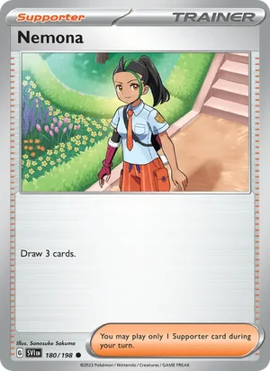 Nemona Scarlet &amp; Violet Pokémon TCG Common 180