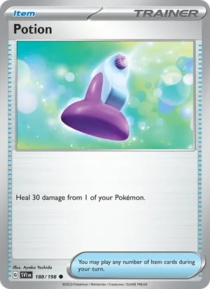 Potion Scarlet &amp; Violet Pokémon TCG Common 188