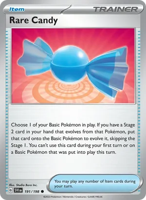 Rare Candy Scarlet &amp; Violet Pokémon TCG Common 191