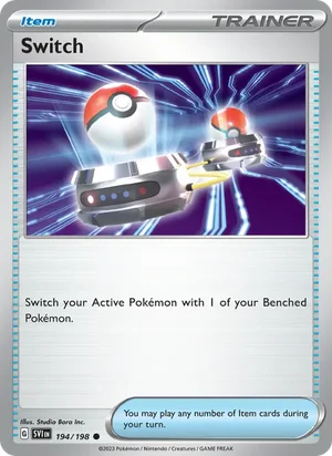 Switch Scarlet &amp; Violet Pokémon TCG Common 194