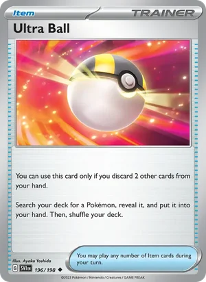 Ultra Ball, Scarlet & Violet 196