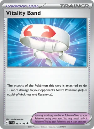 Vitality Band Scarlet &amp; Violet Pokémon TCG Uncommon 197