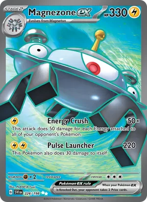Magnezone ex Scarlet &amp; Violet Pokémon TCG Ultra Rare 226