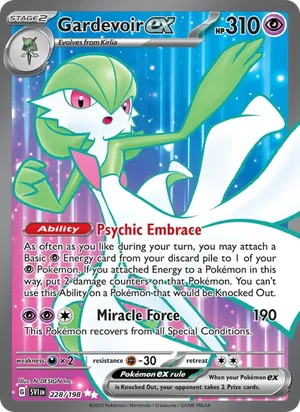 Gardevoir ex Scarlet &amp; Violet Pokémon TCG Ultra Rare 228