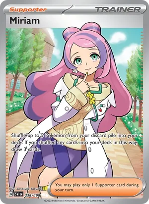 Miriam Scarlet &amp; Violet Pokémon TCG Ultra Rare 238