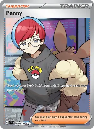 Penny Scarlet &amp; Violet Pokémon TCG Ultra Rare 239