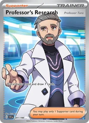 Professor's Research [Professor Turo] Scarlet &amp; Violet Pokémon TCG Ultra Rare 241
