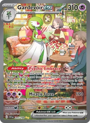 Gardevoir ex Scarlet &amp; Violet Pokémon TCG Special Illustration Rare 245