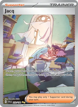 Jacq Scarlet &amp; Violet Pokémon TCG Special Illustration Rare 250