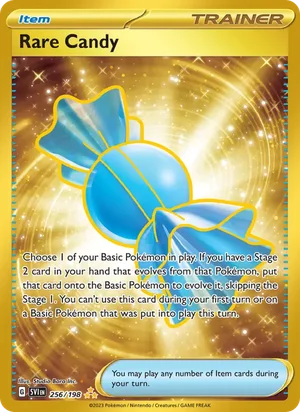 Rare Candy Scarlet &amp; Violet Pokémon TCG Hyper Rare 256