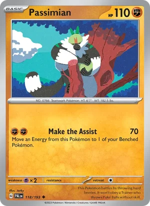 Passimian 118/193 Uncommon, Paldea Evolved Pokémon TCG card