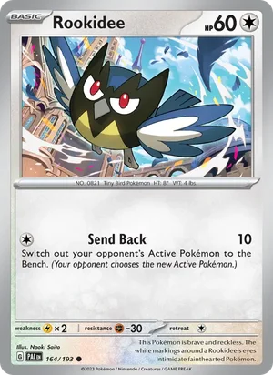 Rookidee 164/193 Common, Paldea Evolved Pokémon TCG card