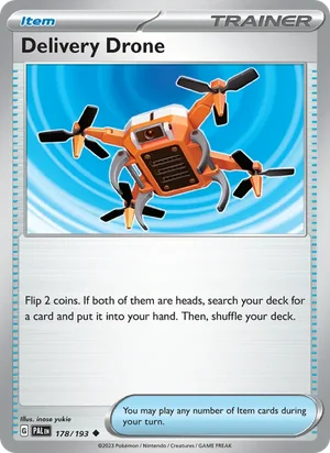 Delivery Drone 178/193 Uncommon, Paldea Evolved Pokémon TCG card