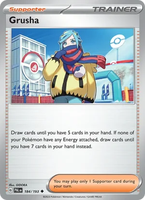 Grusha 184/193 Uncommon, Paldea Evolved Pokémon TCG card