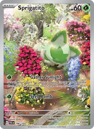 Sprigatito 196/193 Illustration Rare