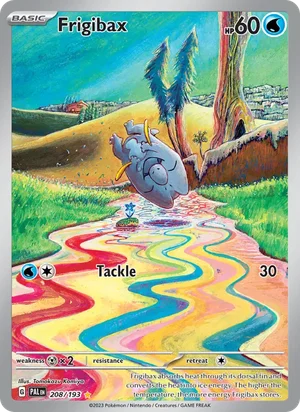 Frigibax 208/193 Illustration Rare, Paldea Evolved Pokémon TCG card