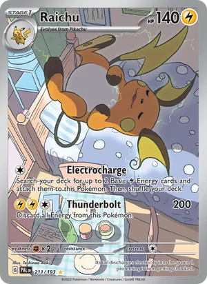 Raichu 211/193 Illustration Rare