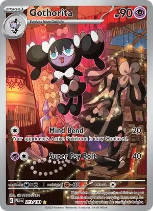 Gothorita 213/193 Illustration Rare, Paldea Evolved Pokémon TCG card