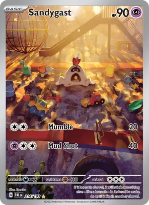 Sandygast 214/193 Illustration Rare, Paldea Evolved Pokémon TCG card