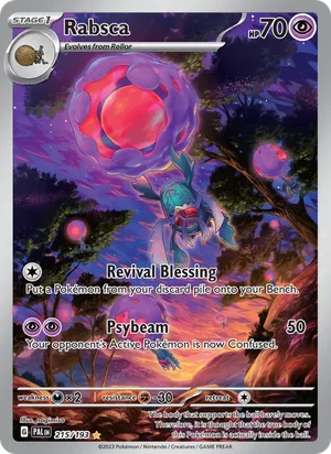 Rabsca 215/193 Illustration Rare, Paldea Evolved Pokémon TCG card
