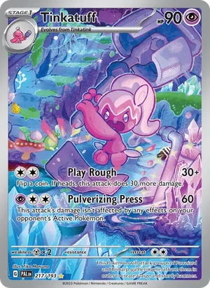 Tinkatuff 217/193 Illustration Rare, Paldea Evolved Pokémon TCG card