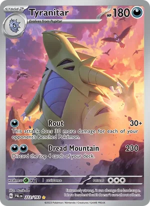 Tyranitar 222/193 Illustration Rare