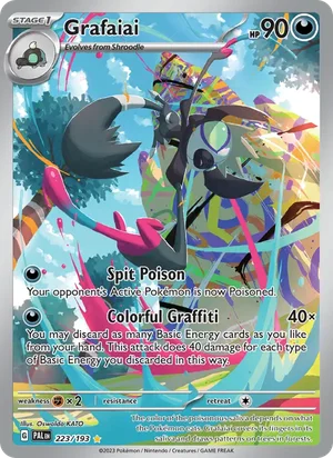 Grafaiai 223/193 Illustration Rare, Paldea Evolved Pokémon TCG card