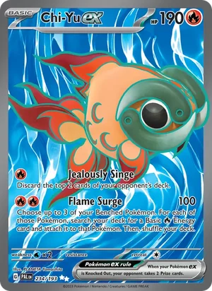Chi-Yu ex 234/193 Ultra Rare, Paldea Evolved Pokémon TCG card