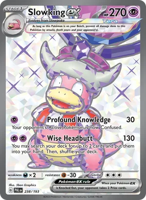 Slowking ex 238/193 Ultra Rare, Paldea Evolved Pokémon TCG card