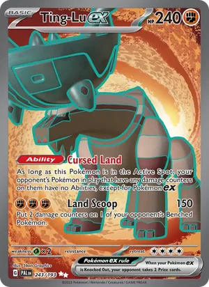 Ting-Lu ex 243/193 Ultra Rare, Paldea Evolved Pokémon TCG card