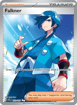 Falkner 251/193 Ultra Rare, Paldea Evolved Pokémon TCG card