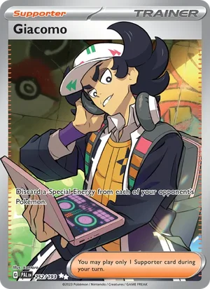 Giacomo 252/193 Ultra Rare, Paldea Evolved Pokémon TCG card