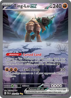 Ting-Lu ex 263/193 Special Illustration Rare, Paldea Evolved Pokémon TCG card