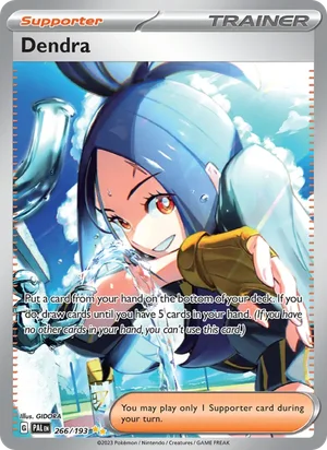 Dendra 266/193 Special Illustration Rare, Paldea Evolved Pokémon TCG card