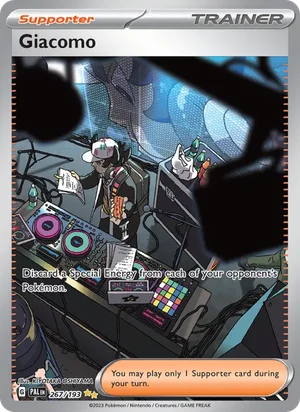 Giacomo 267/193 Special Illustration Rare, Paldea Evolved Pokémon TCG card
