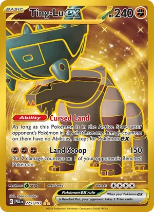 Ting-Lu ex 275/193 Hyper Rare, Paldea Evolved Pokémon TCG card