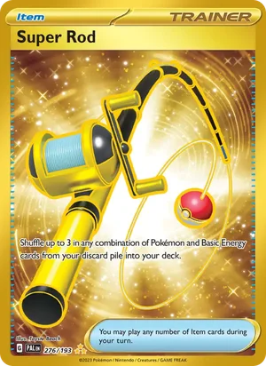 Super Rod 276/193 Hyper Rare, Paldea Evolved Pokémon TCG card