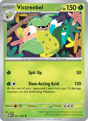 Victreebel Pokémon 151 Pokémon TCG Uncommon 071