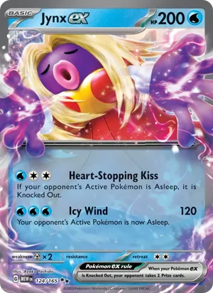 Jynx ex Pokémon 151 Pokémon TCG Double Rare 124