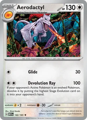 Aerodactyl Pokémon 151 Pokémon TCG Rare 142