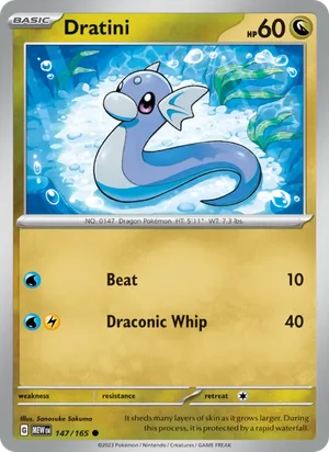 Dratini Pokémon 151 Pokémon TCG Common 147