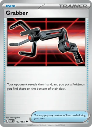 Grabber Pokémon 151 Pokémon TCG Uncommon 162