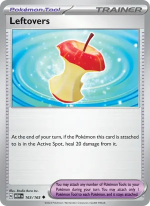 Leftovers Pokémon 151 Pokémon TCG Uncommon 163
