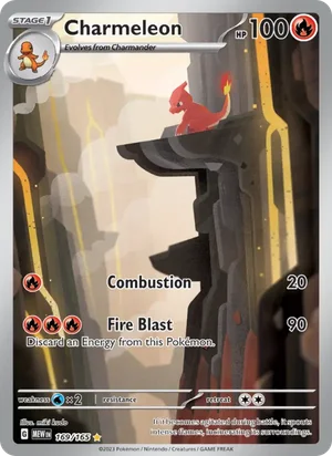 Charmeleon Pokémon 151 Pokémon TCG Illustration Rare 169