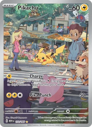 Pikachu Pokémon 151 Pokémon TCG Illustration Rare 173