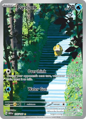 Psyduck Pokémon 151 Pokémon TCG Illustration Rare 175