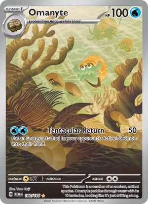 Omanyte Pokémon 151 Pokémon TCG Illustration Rare 180