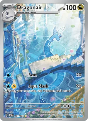 Dragonair Pokémon 151 Pokémon TCG Illustration Rare 181