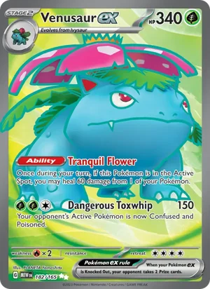 Venusaur ex Pokémon 151 Pokémon TCG Ultra Rare 182